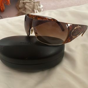 Prada wrap around sunglasses